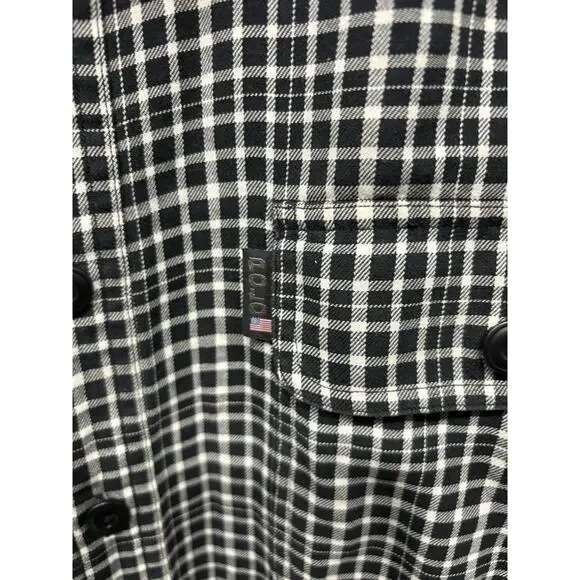 Vintage Polo Sport Ralph Lauren Plaid Shirt Wool Blend Mens SIze XL Gorpcore - Picture 4 of 5
